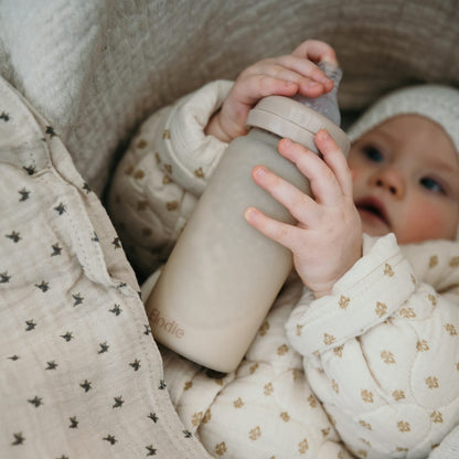 Glass Feeding Bottle Pure Khaki