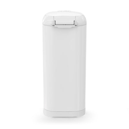 Diaper Genie Select Odor Lock Stainless Steel Pail White