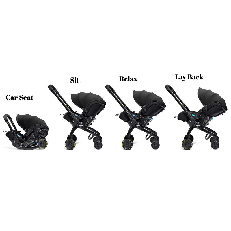 Doona X Infant Car Seat Nitro Black