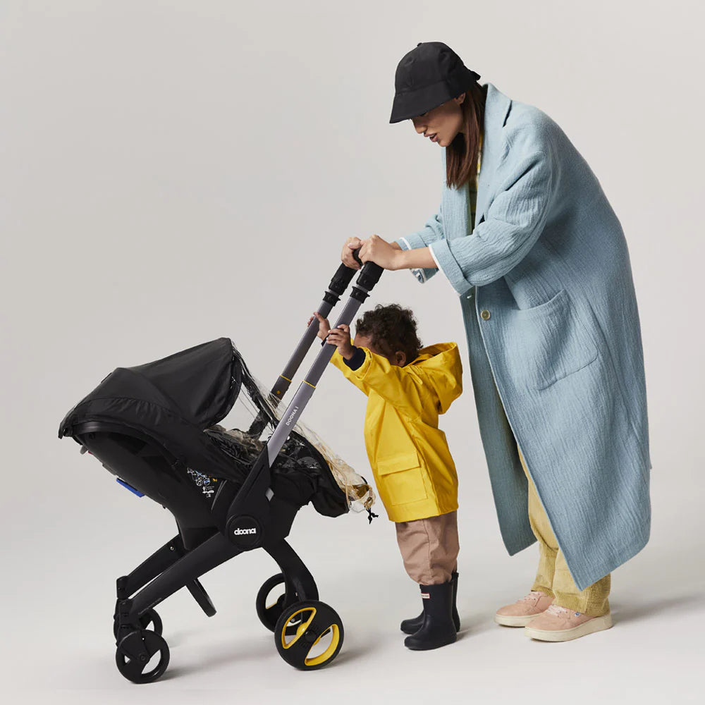 Doona+ Infant Car Seat - Nitro Black Free Sunshade Extension Black