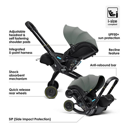 Doona X Infant Car Seat Slate Green