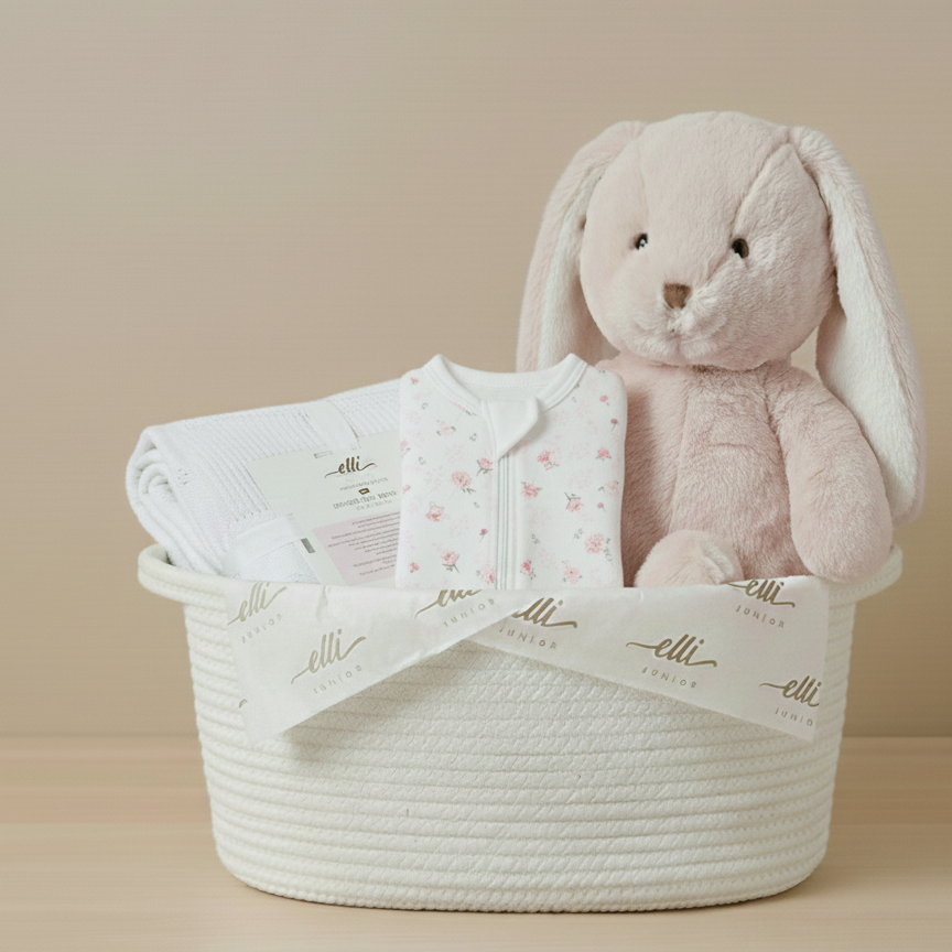 Dreamy Cuddle Collection with Rope Basket