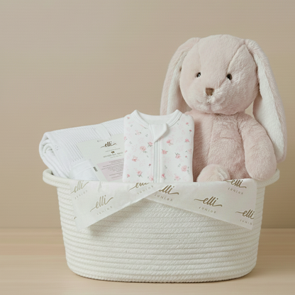 Dreamy Cuddle Collection with Rope Basket