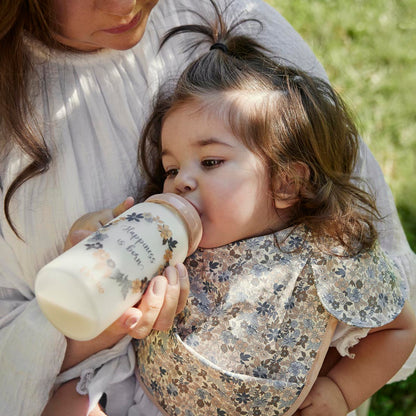 Baby Bib - Blue Garden