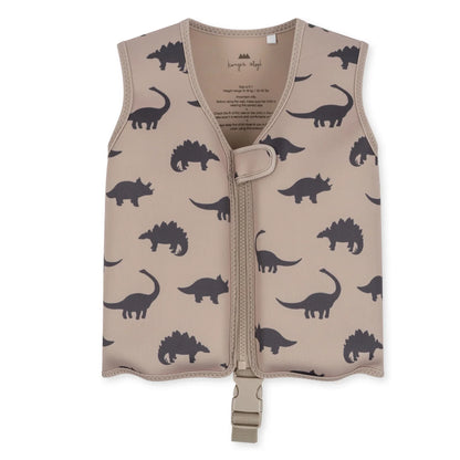 Neoprene Float Vest - Dino Silhouette