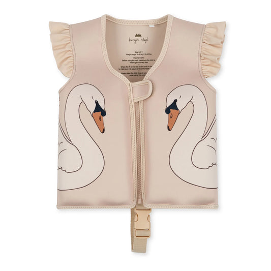 Neoprene Float Frill Vest - Swan