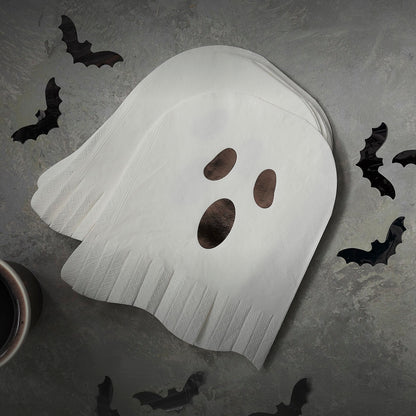 Napkin - Ghost - Fringe - Foiled