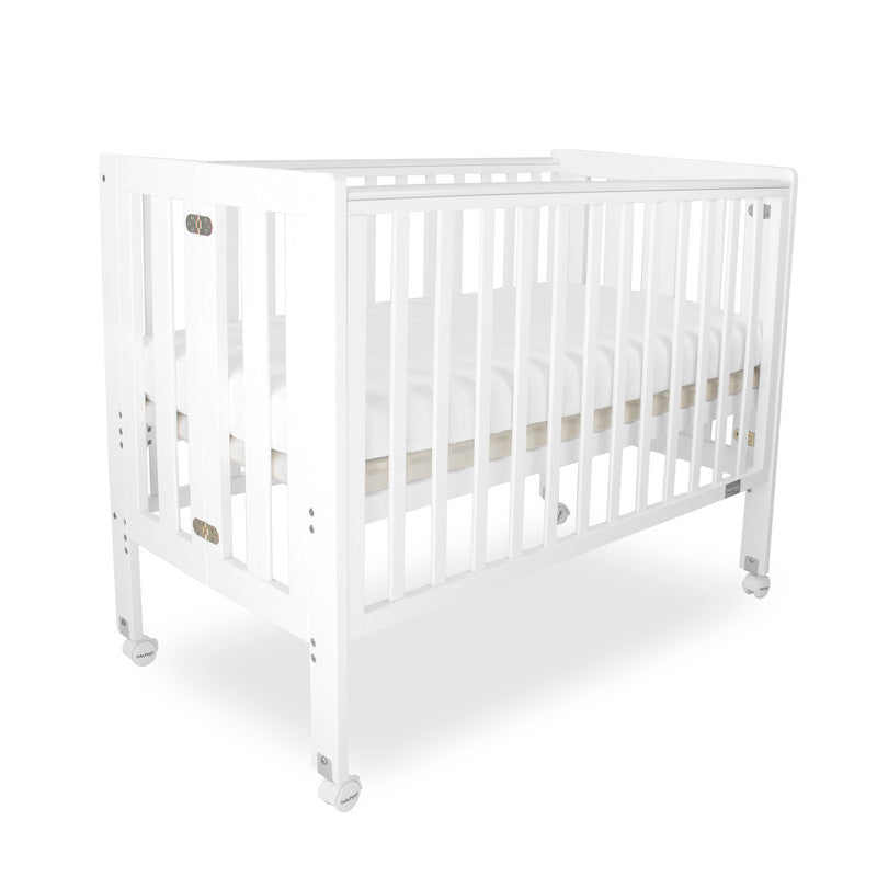 Fold N Go Timber Cot - White