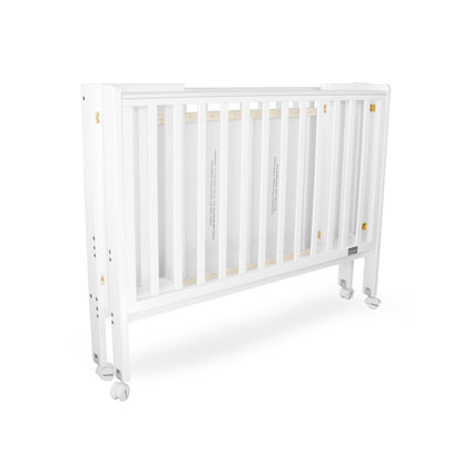 Fold N Go Timber Cot - White
