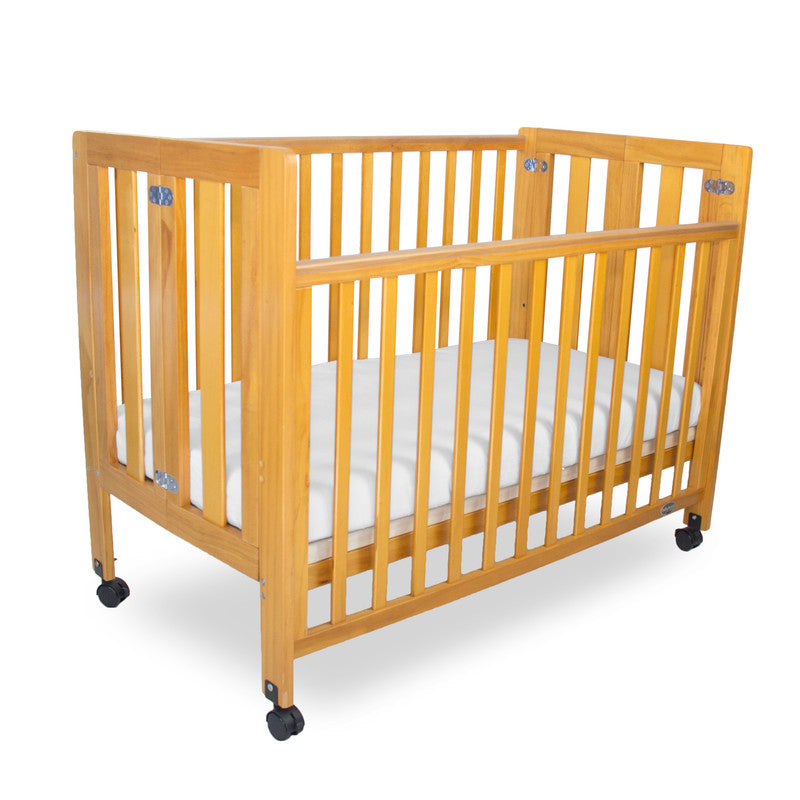 Fold N Go Timber Cot - Natural