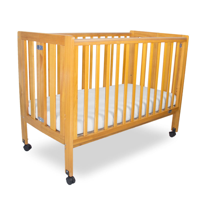 Fold N Go Timber Cot - Natural