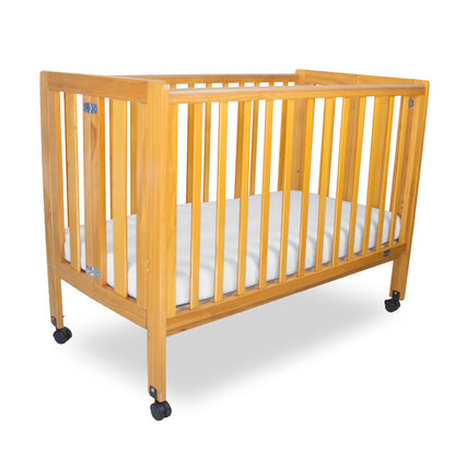 Fold N Go Timber Cot - Natural