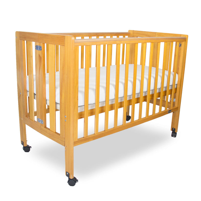 Fold N Go Timber Cot - Natural