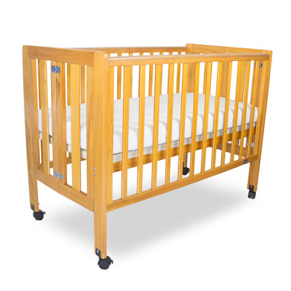 Fold N Go Timber Cot - Natural