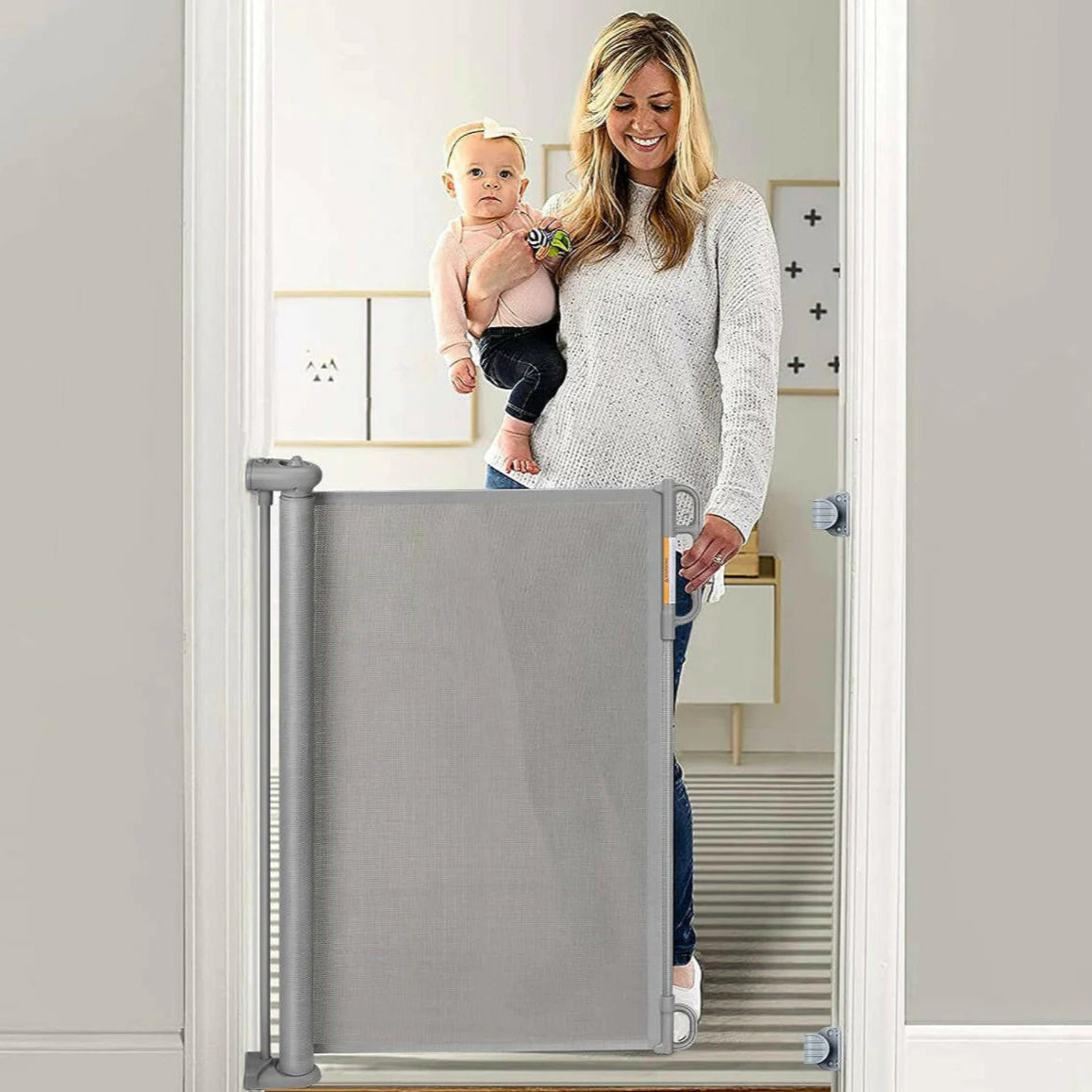 Retractable Baby Gate  140cm