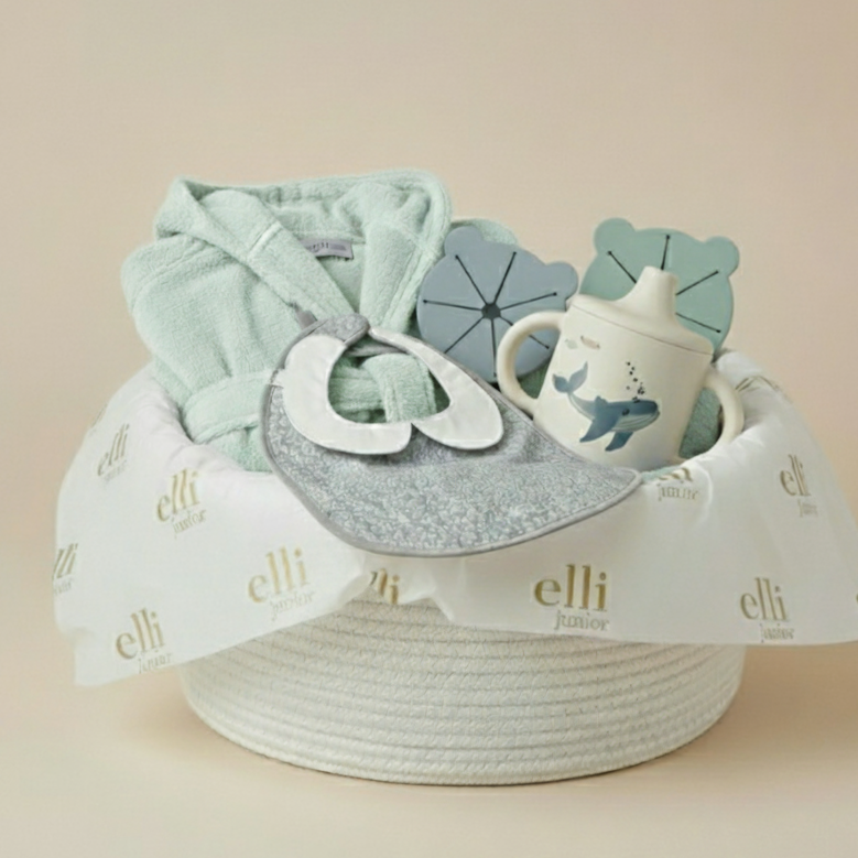 Stylish Baby Essentials Gift Set - Mineral Green