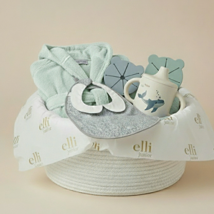 Stylish Baby Essentials Gift Set - Mineral Green