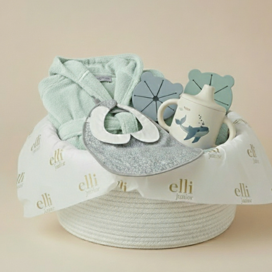 Stylish Baby Essentials Gift Set - Mineral Green