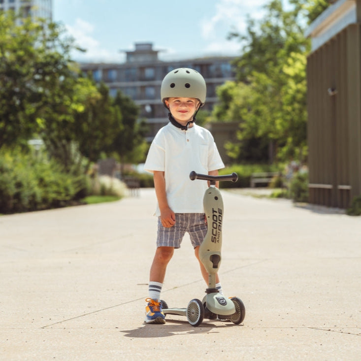 Scoot & Ride - 2-in-1 Scooter Highwaykick 1 Olive