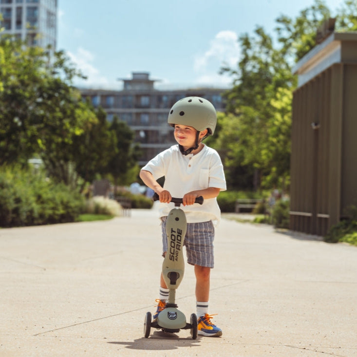Scoot & Ride - 2-in-1 Scooter Highwaykick 1 Olive