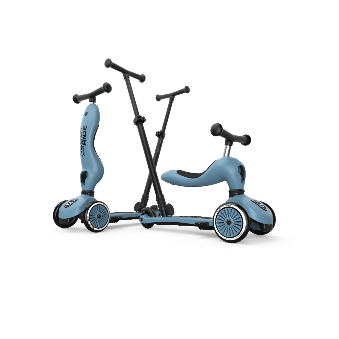 Scoot & Ride Highwaykick 1 Push and Go Steel