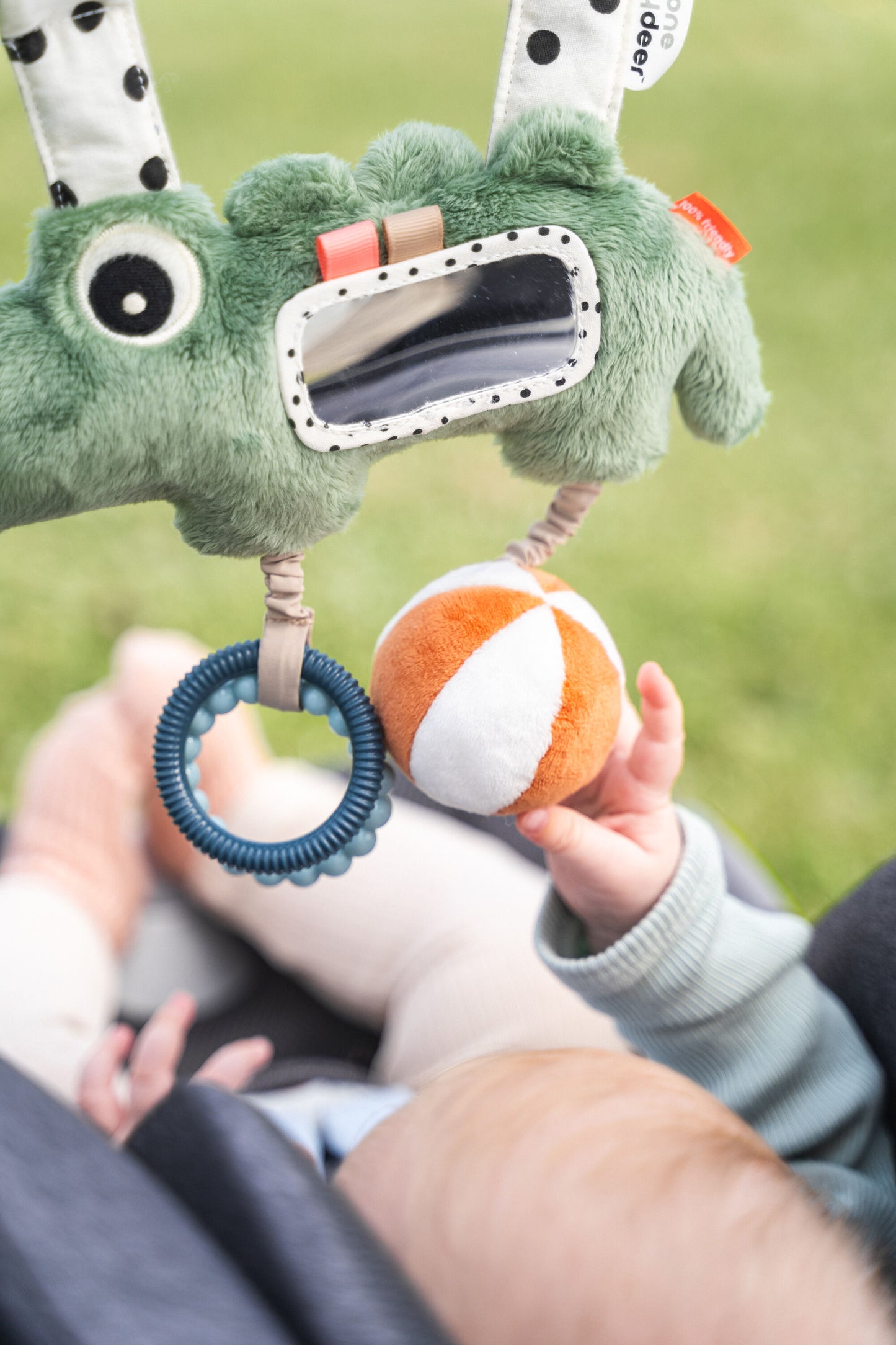 Done By Deer Hanging Activity Toy Croco Green