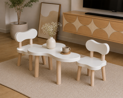 Customized Cloud Table & 2 Chair - pre order / Available in any color