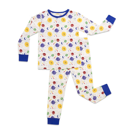 Galaxy pants set OEKO TEX® Bamboo Slateblue