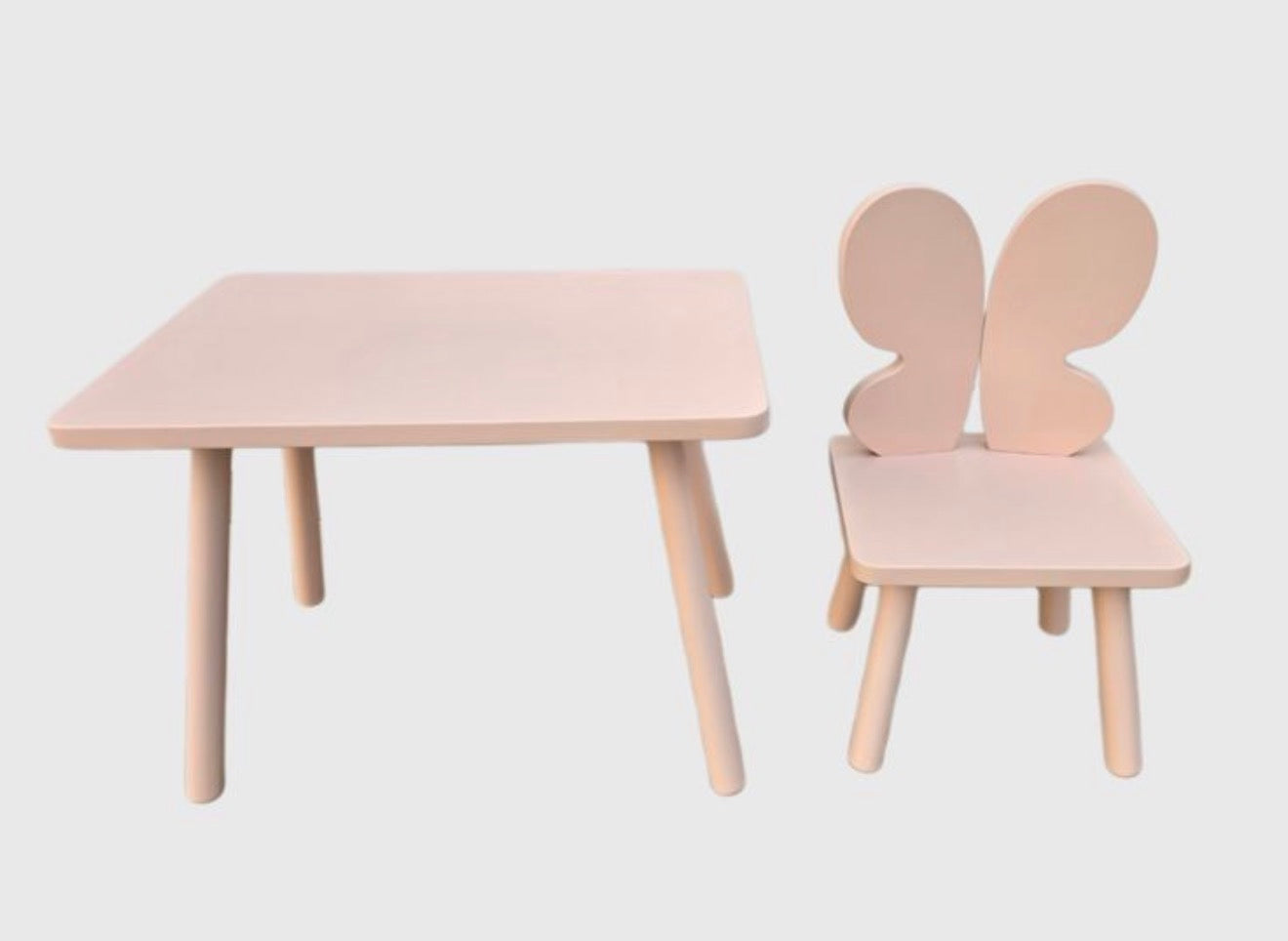 Customized Table & 2 Chair - pre order / Available in any color or shape