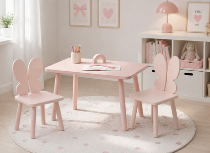 Customized Table & 2 Chair - pre order / Available in any color or shape
