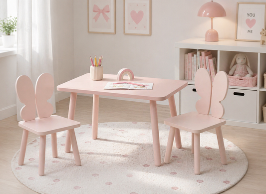 Customized Table & 2 Chair - pre order / Available in any color or shape