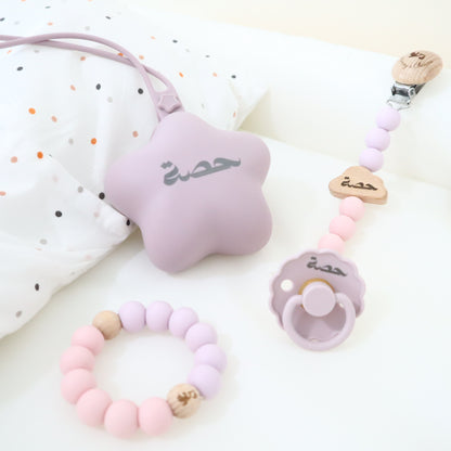 Baby Gift Set | Ultimate Pacifier Starter Pack Purple