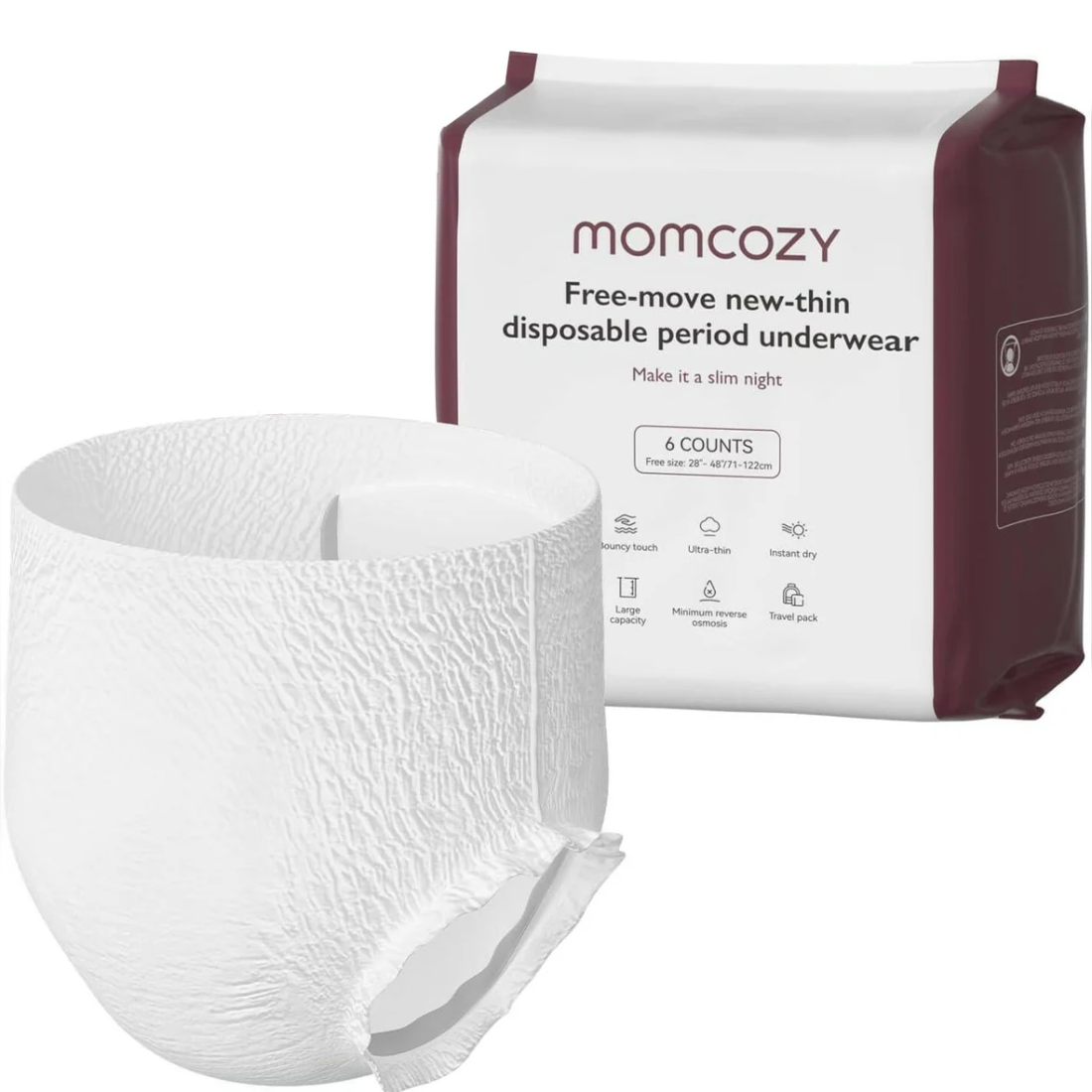 Momcozy - Disposable Period Underwear - 6 counts x 2