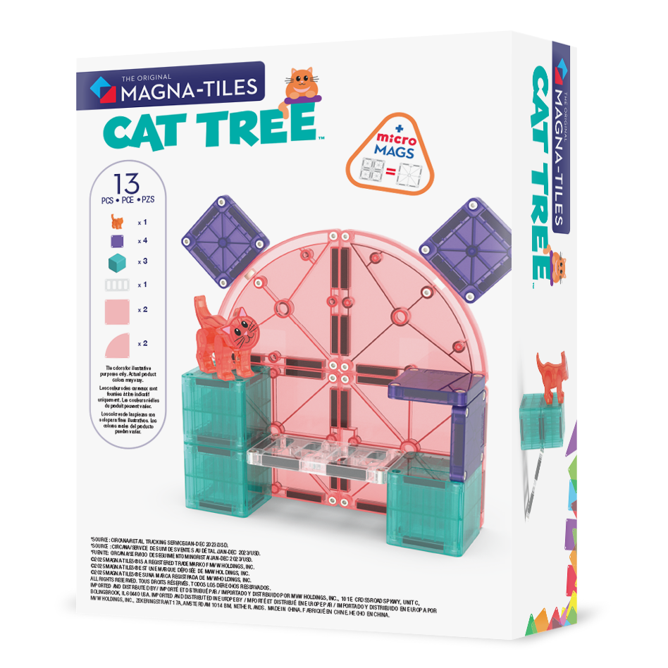 Cat Tree 13-Piece Magnetic Construction Set