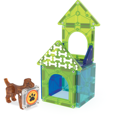 Dog House 13-Piece Magnetic Construction Set