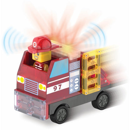 Fire Station 50-Piece Magnetic Construction Set