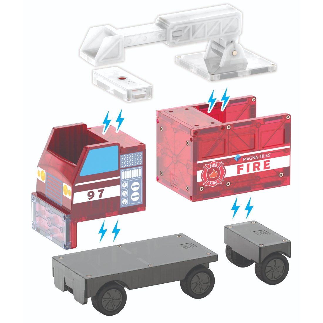 Fire Station 50-Piece Magnetic Construction Set