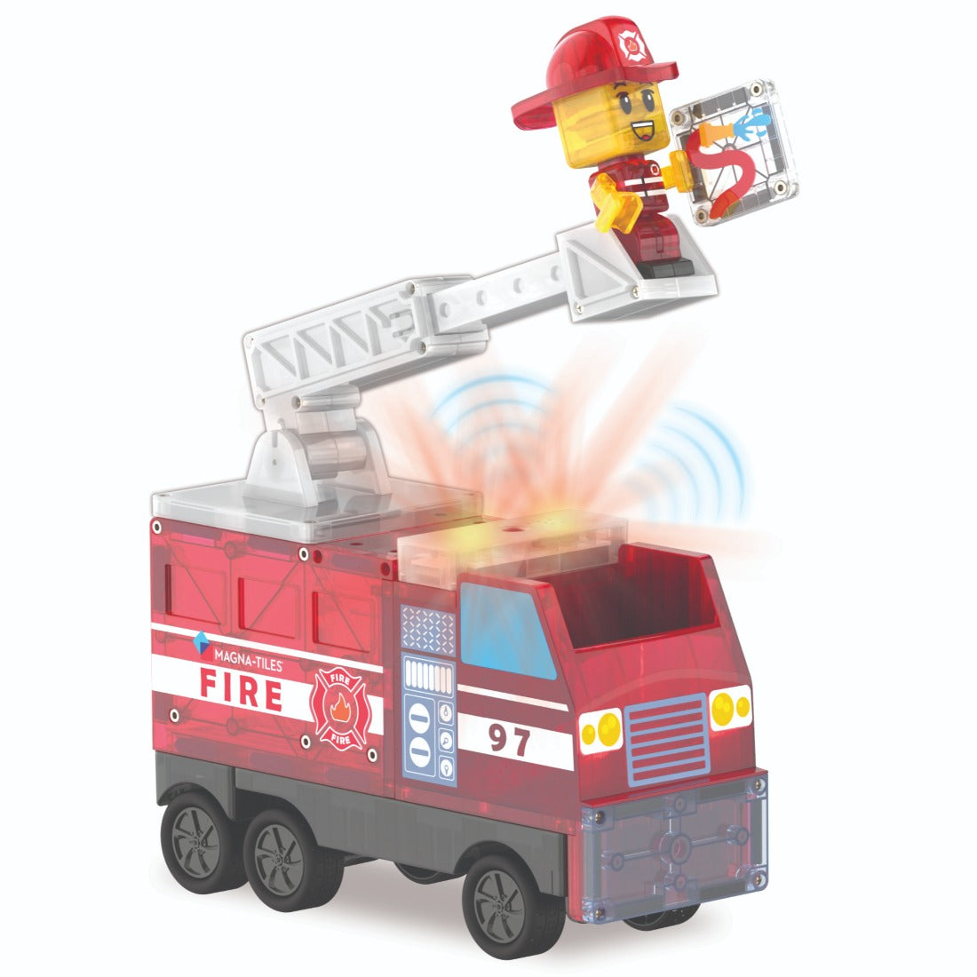 Fire Station 50-Piece Magnetic Construction Set