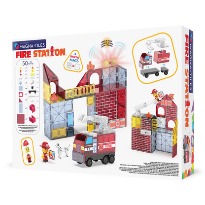 Fire Station 50-Piece Magnetic Construction Set