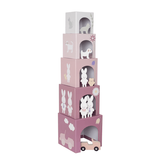 Stacking Cubes -Bunny