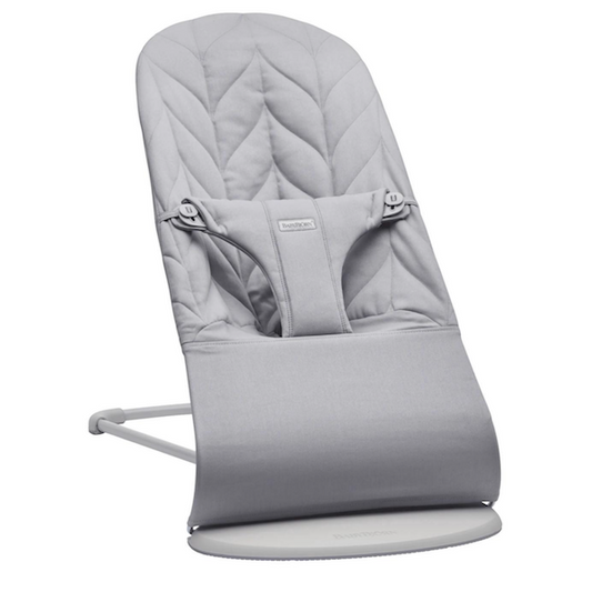 Bouncer Bliss, Woven, Petal Quilt, Light Grey