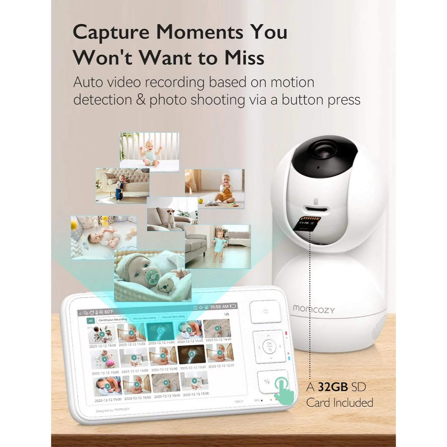 Momcozy Video Baby Monitor BM014