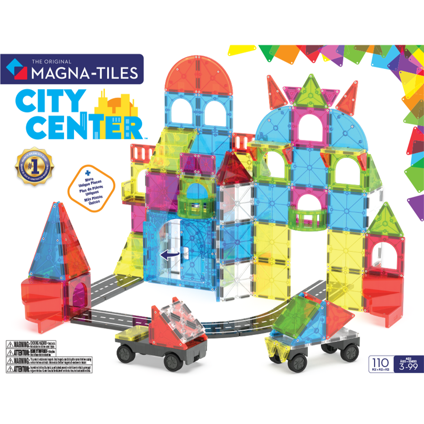 City Center 110-Piece Magnetic Construction Set