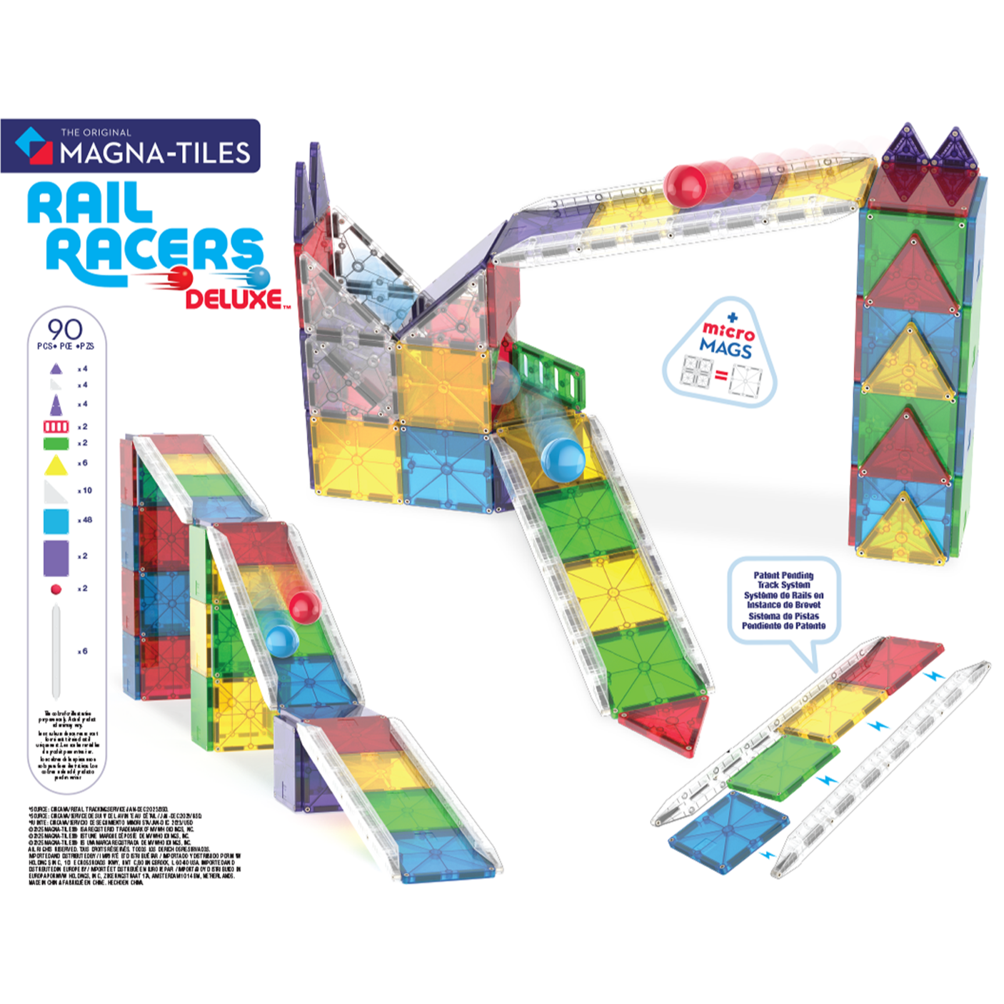 Rail Racers Deluxe 90-Piece Set
