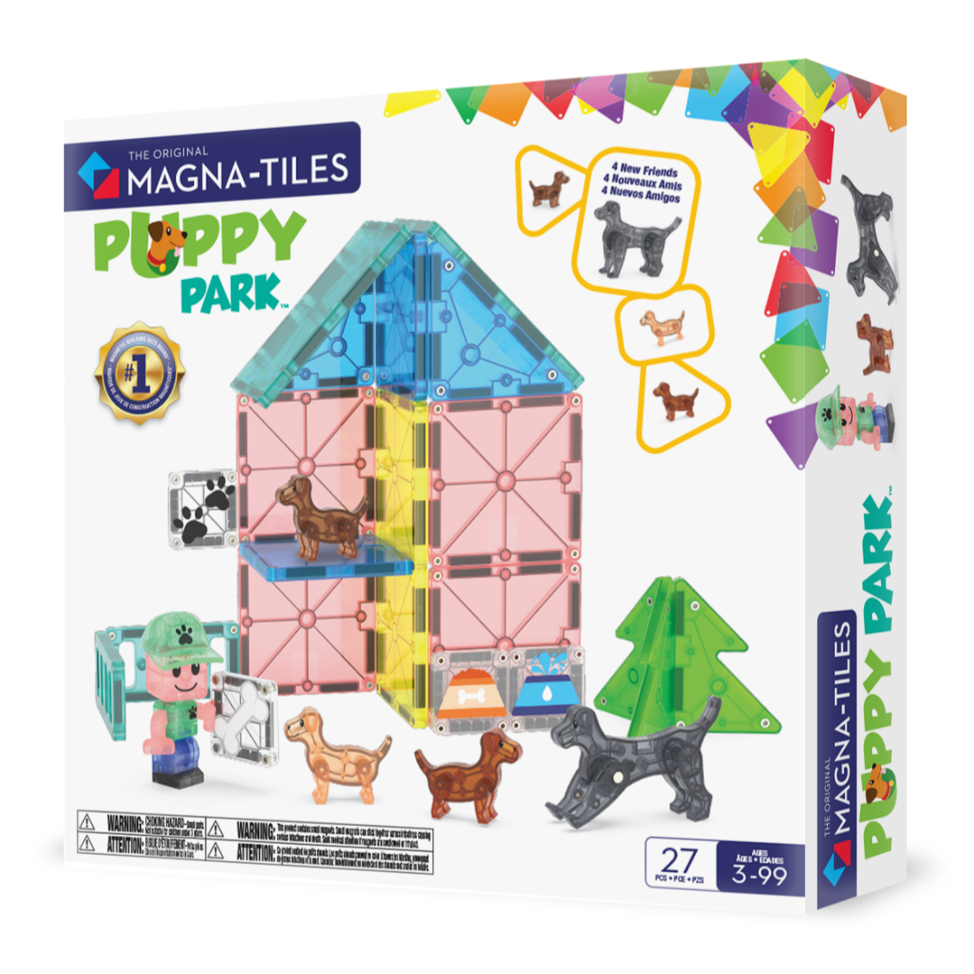 Puppy Park 27-Piece Magnetic Construction Set