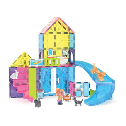 Pet Playhouse 50-Piece Magnetic Construction Set