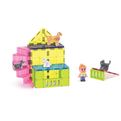 Pet Playhouse 50-Piece Magnetic Construction Set