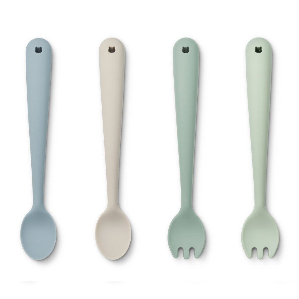 Shea feeding set 4-pack - Dusty mint multi mix