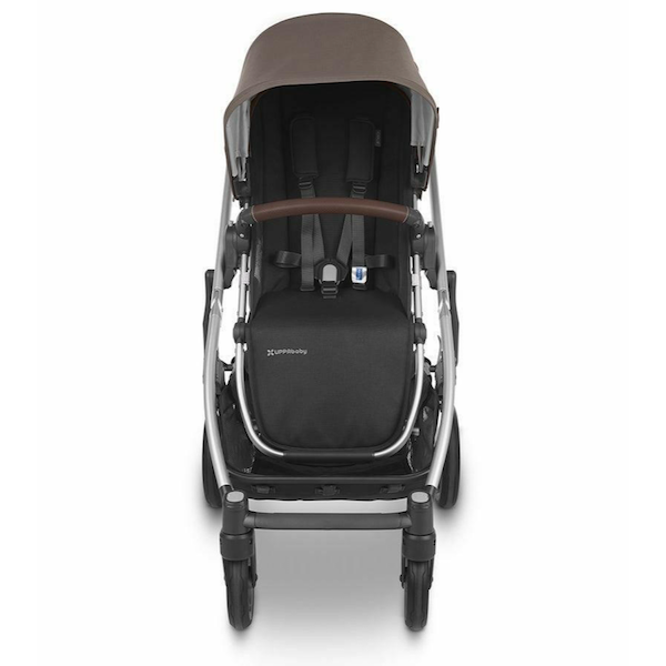 Cruz V2 Stroller - Theo - Dark Taupe | Silver Frame | Chestnut Leather