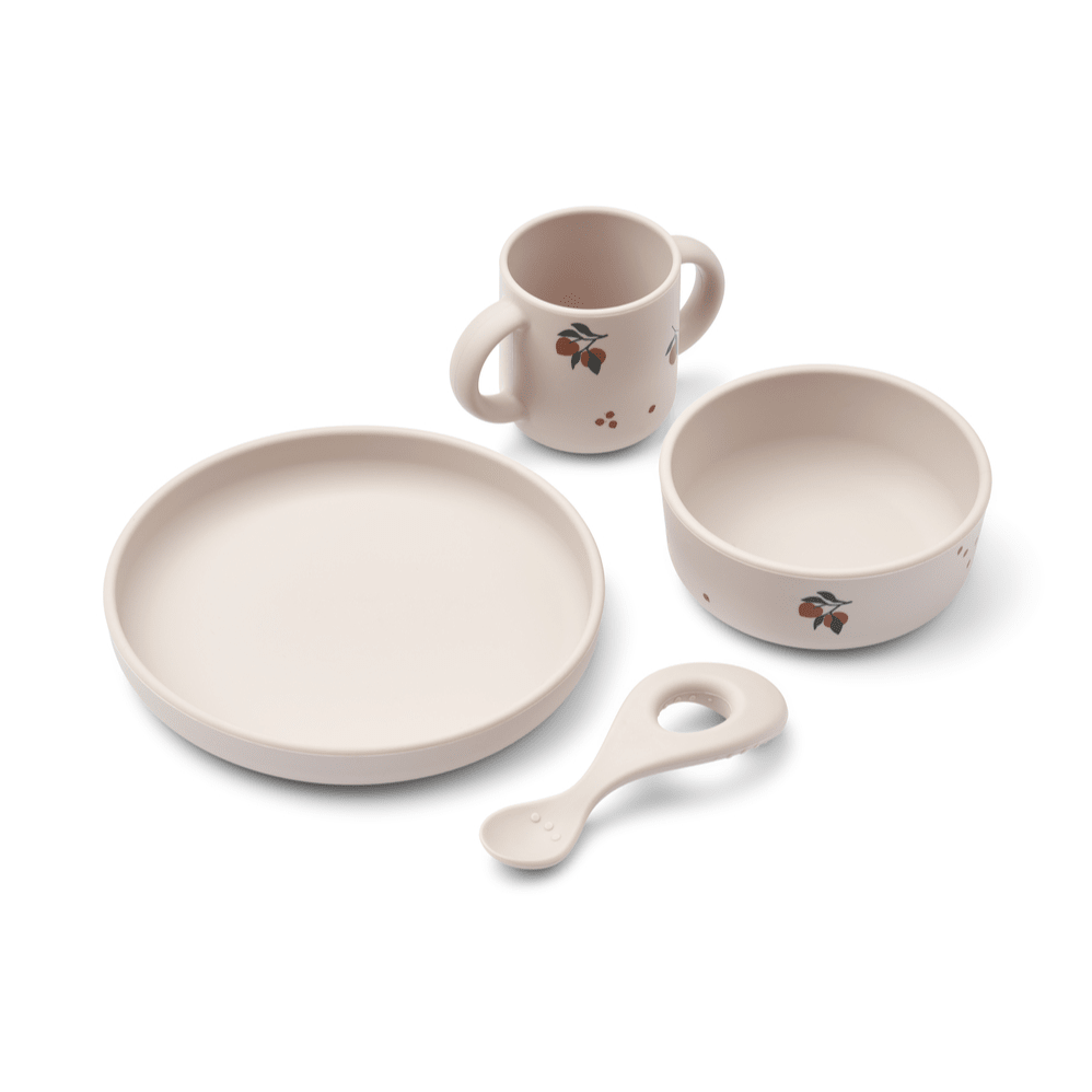 Vivi Printed Tableware Set Peach- Sandy